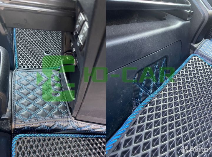 Автоковрики коврики 3D с Бортами Toyota Noah