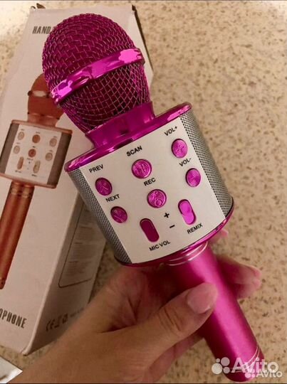 Mикpoфон-колонкa WS-858 детский