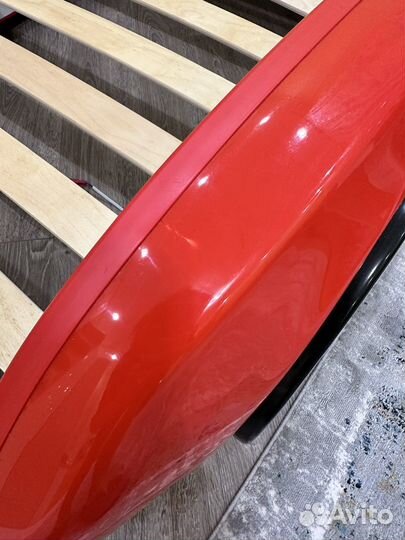 Детская кровать машинка с матрасом