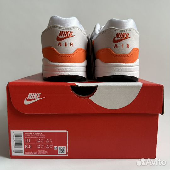 Nike Air Max 1 Safety Orange DZ2628-002