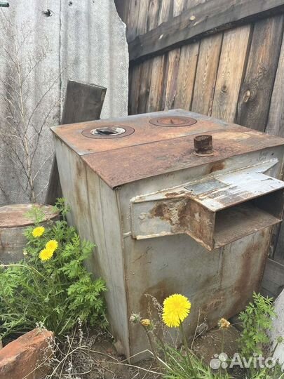 Чугунный твердотопливный котел бу