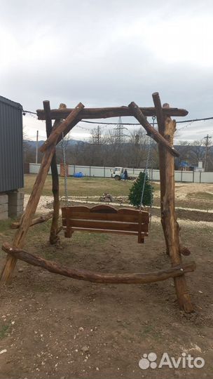 Садовые качели подвесные