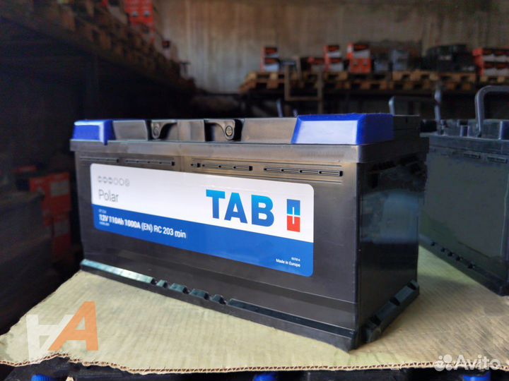 Автомобильный аккмулятор Tab 110 А/ч с доставкой