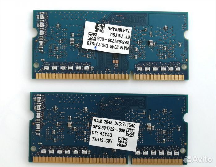 Память для ноутбука 4Гб DDR3L