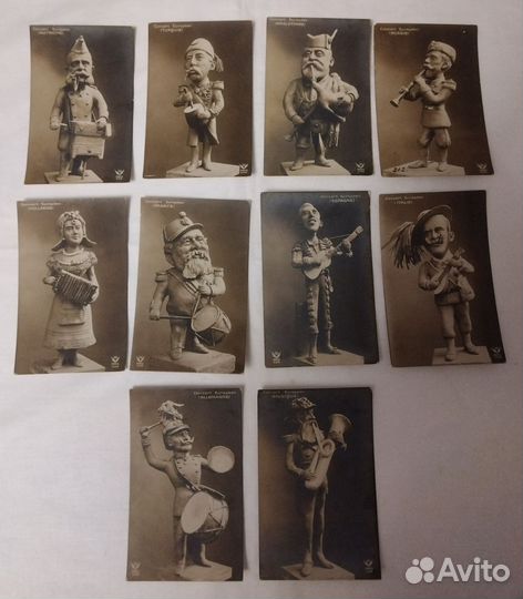 Коллекция открыток антикварных