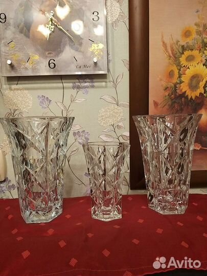 Ваза стекло СССР