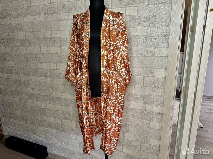 Халат кимоно женский шелк 42 44