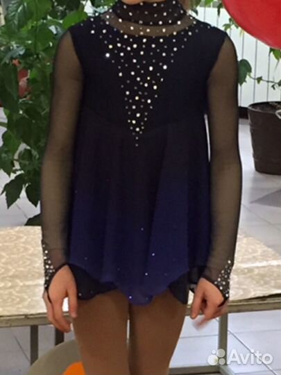 Платье для выступлений на худенькую девочку до 122