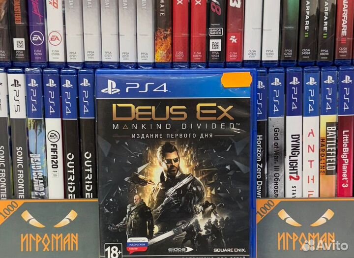 Игры PS4 Deus Ex: Mankind Divided