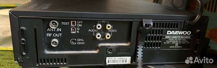 Видеомагнитофон daewoo DVR-1989D