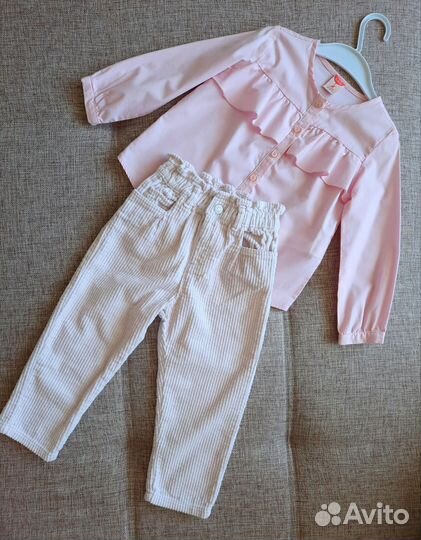 Брюки новые Zara и рубашка 92