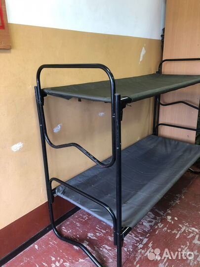 Кровать полевая двухъяросная