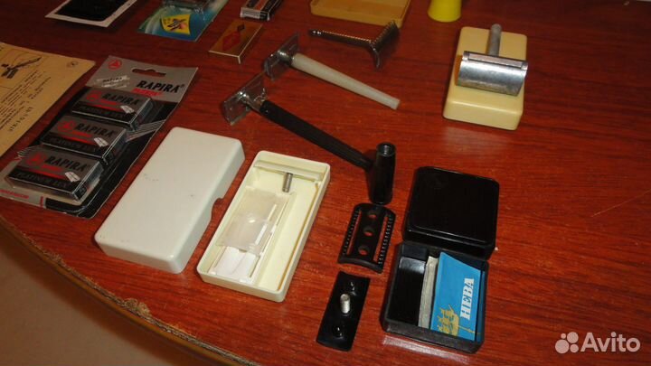 Станки для бритья ретро СССР-комплектом