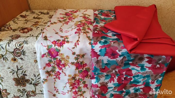 Отрезы ткани (разные)