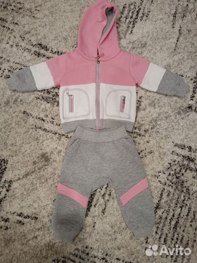 Костюм для малыша из футера с начёсом