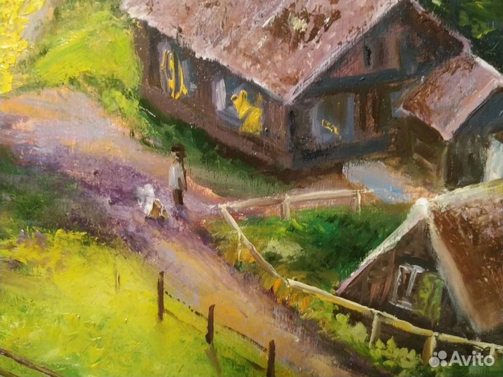 Картина маслом пейзаж