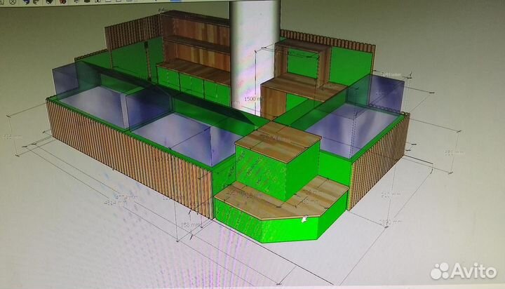 Торговые островки и ветрины, стелажи в балашихе