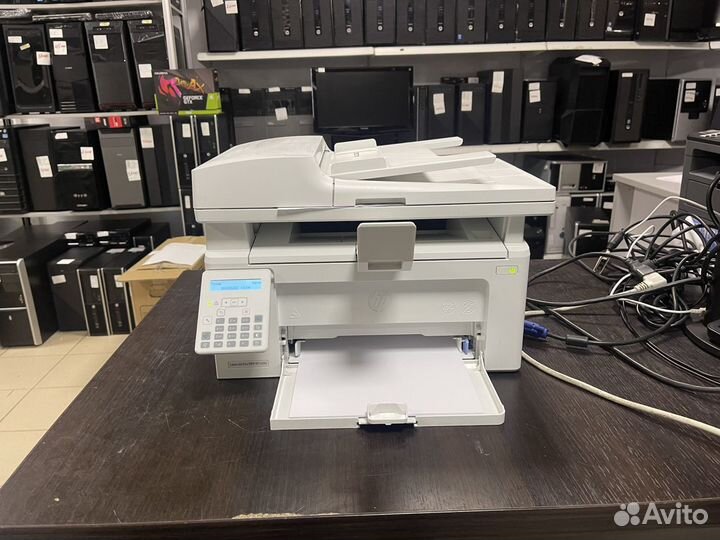 Лазерное мфу HP m132fn/гарантия