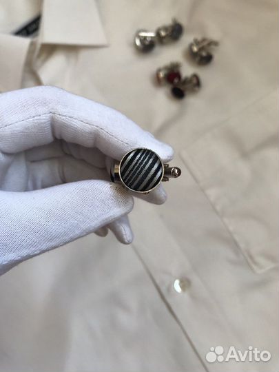 Запонки мужские 10 пар пакетом