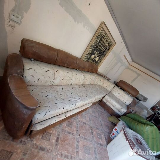 Угловой диван бу раскладной