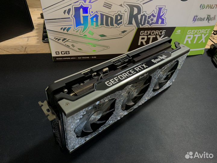 Видеокарта RTX 3070 Palit GameRock 8GB