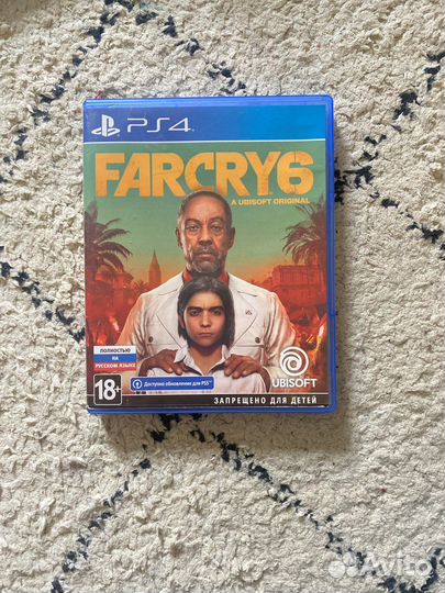 Игровой диск far cry 6 для ps4