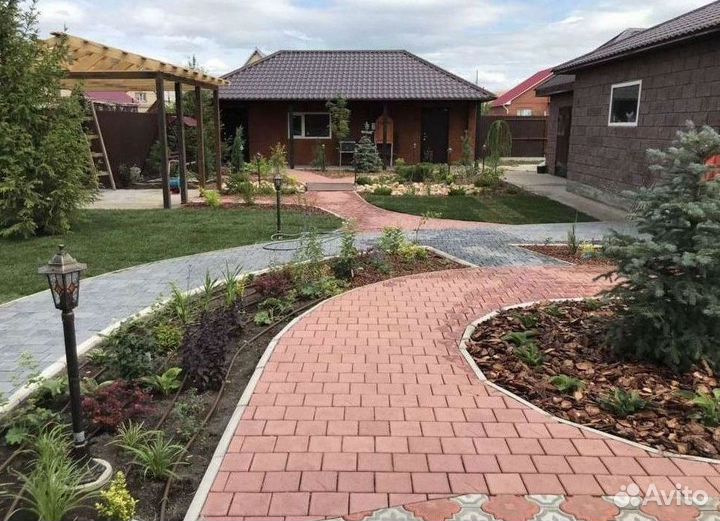 Тротуарная плитка паутина