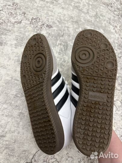 Кеды adidas samba og белые