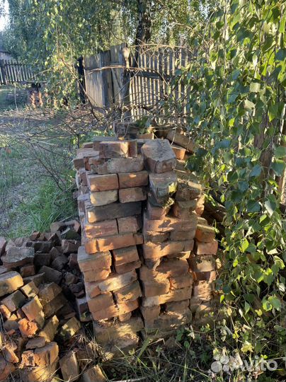 Кирпич красный бу