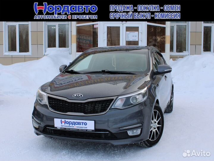 Kia Rio 1.6 МТ, 2017, 117 000 км