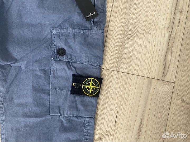 Штаны карго Stone island синие