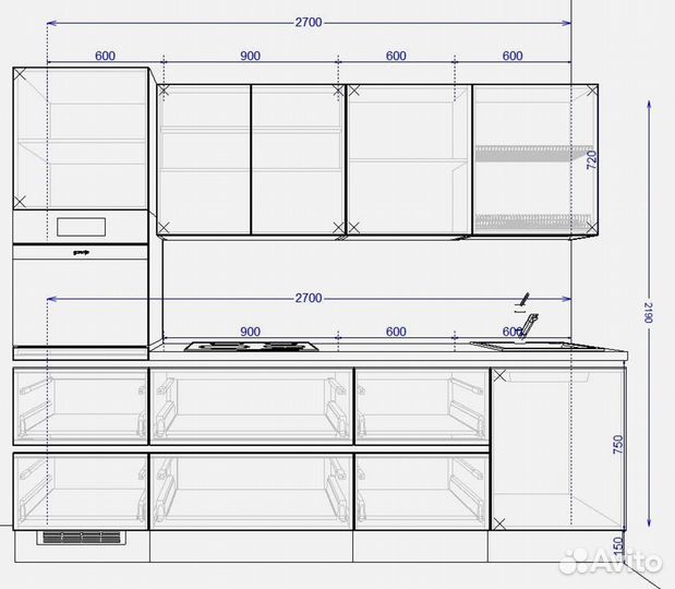 Качественный кухонный гарнитур