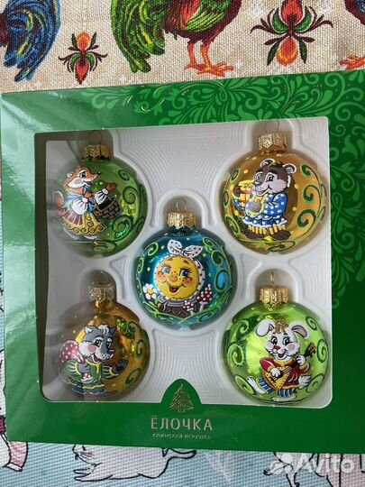 Клинская игрушка. Набор Колобок