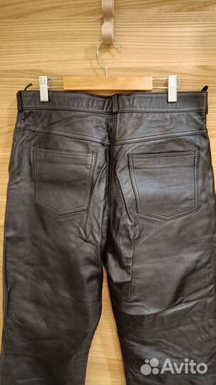 Мужские кожаные брюки р 44