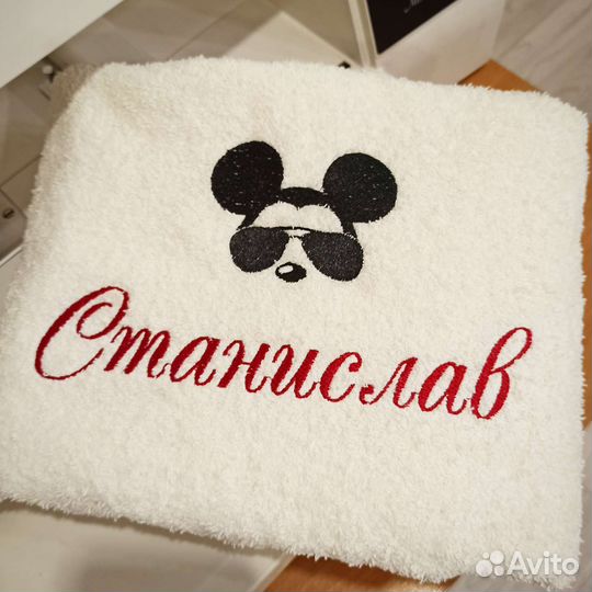 Вышивка на полотенцах/халатах