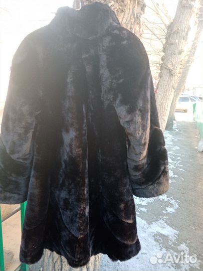 Шуба мутоновая женская натуральная 44 46