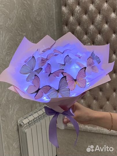 Букет невесты свадебный букет из бабочек