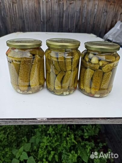 Огурцы консервированные