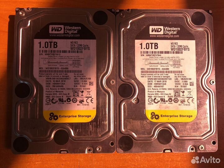 WD RE3 1TB wd1002fbys