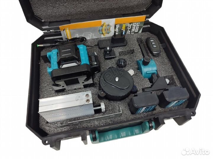 Makita 6в1 набор / 4D нивелир / Шуруповерт 100N