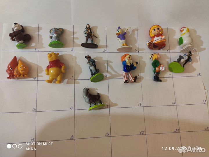 Киндер-сюрприз,ландрин и др. серии