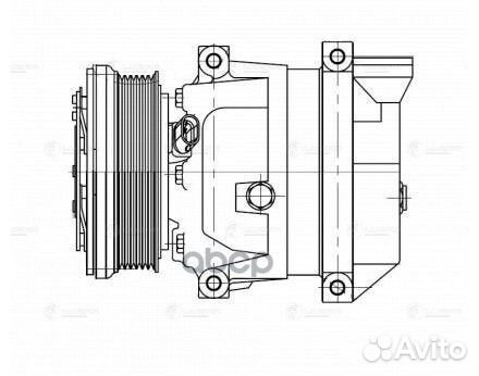 Компрессор кондиц. для а/м Chevrolet Aveo (02)