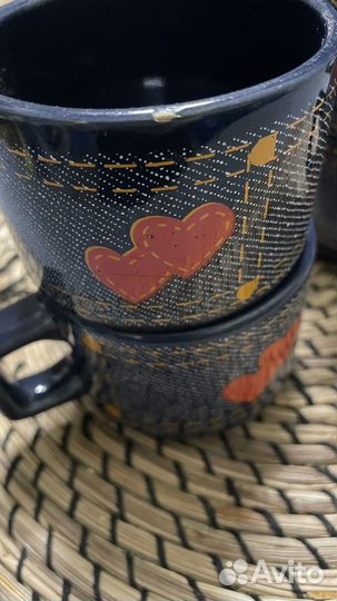 Кружка джинсовая Югославская керамика KIL