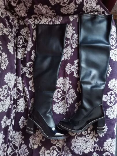 Сапоги ботфорты