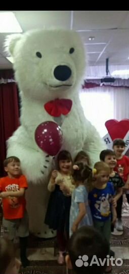 Белый мишка аниматоры
