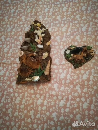 Панно, морская тема на дереве