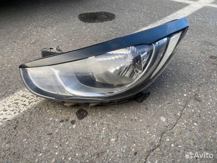 Фары Solaris 2011 года (дорест)