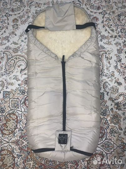 Конверт на выписку зимний с мехом Kaiser