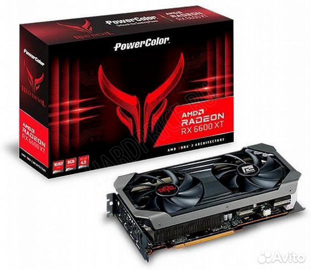 Видеокарта Rx 6600 XT Power color red devil OC