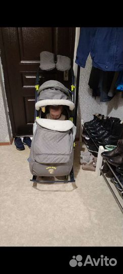 Коляска санки